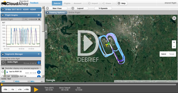 CloudAhoy flight - 03/30/2017