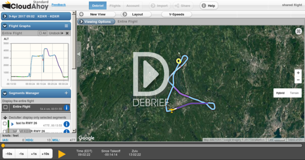 CloudAhoy flight - 04/09/2017