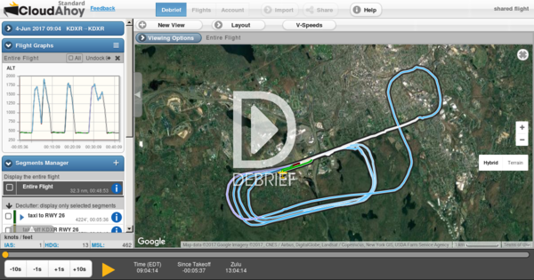 CloudAhoy flight - 06/04/2017