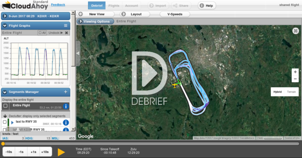 CloudAhoy flight - 06/08/2017